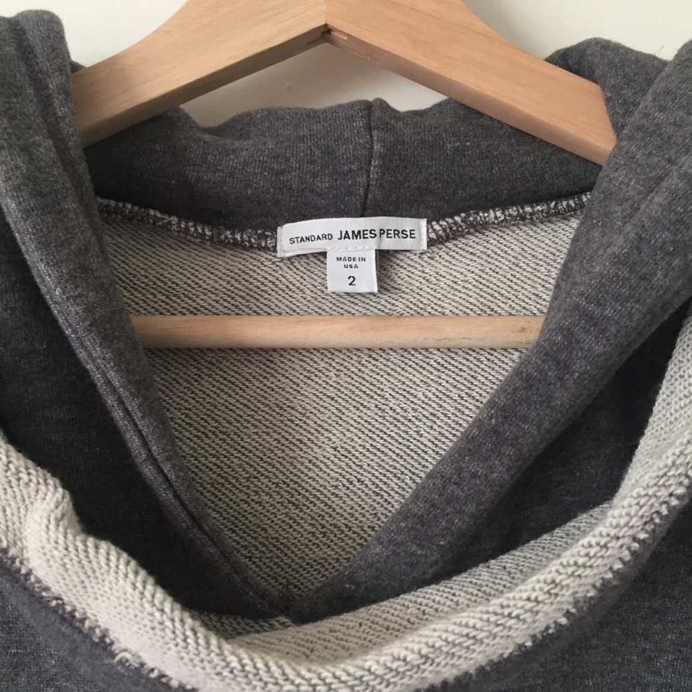 James Perse Gray Poncho Hoodie - Picture 7 of 8